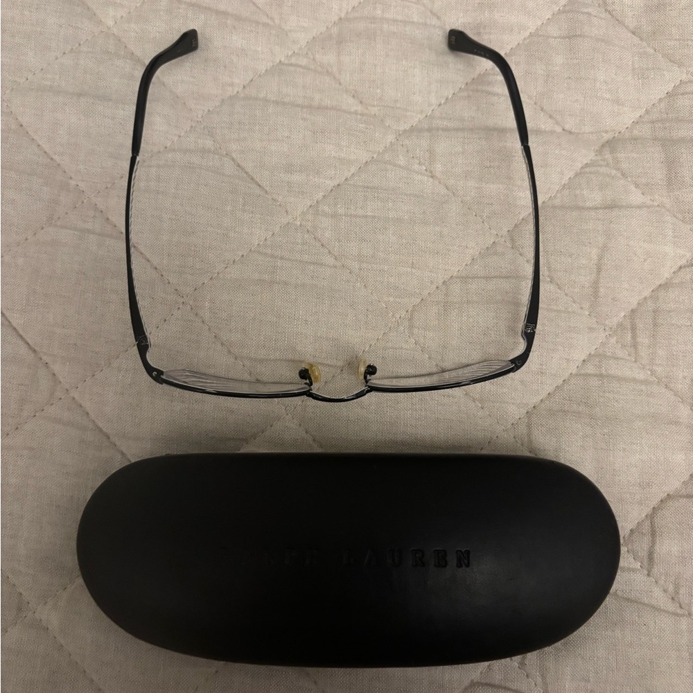 Ralph Lauren Black Glasses Case with PRESCRIPTION lenses